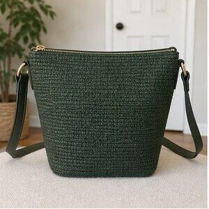 Ivory Saffiano Crossbody Bag